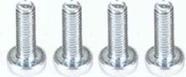 Parafuso phillips m3x8mm (4pçs) automodelo hpiz214