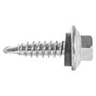Parafuso Sextavado Auto Brocante + Arruela Patta 10 X3/4 - Kit C/10 CENTO(S)