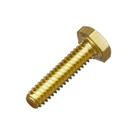 Parafuso Sextavado Latão 5/16x5/8 Ri Unc 10 Pçs Parafuso Sextavado Latão 5/16x5/8 Ri Unc 10 Pçs