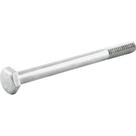 Parafuso Sextavado Zincado 1/4" X 3", Unc, Rosca Parcial, Aço Baixo Teor De Carbono G2, Vonder