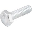 Parafuso sextavado zincado 1/4" x 7/8" UNC rosca total Parafuso sextavado zincado 1/4" x 7/8" UNC rosca total