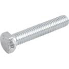 Parafuso Sextavado Zincado 3/8" x 2", Unc, Rosca Total, Vonder OstenVonder