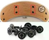 Parafuso Spanking Profire M5x14 Black kit com 10 unidades internos de canoa para a maioria das marca