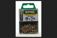 Parafuso SPAX 16 mm Zinc Phillips/Caixa de cabeça plana quadrada 50