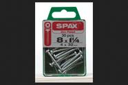 Parafuso SPAX 8x3,2 cm Zinc Phillips/Cabeça de panela quadrada