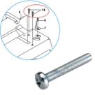 Parafuso Tampa Superior Costura Singer Longo Precisa Eleganc