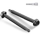 Parafusos autoperfurantes BNUOK 14 x 75mm 410 em aço inoxidável