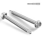 Parafusos autoperfurantes BNUOK 8 x 4,4 cm Aço Inoxidável 410
