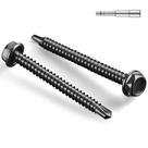 Parafusos autoperfurantes BNUOK 8 x 5cm 410 em aço inoxidável Parafusos autoperfurantes BNUOK 8 x 5cm 410 em aço inoxidável