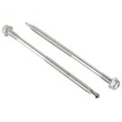 Parafusos autoperfurantes com cabeça de lavadora hexagonal 14 x 5 em aço inoxidável 410