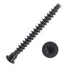 Parafusos Confirmat YaayII M7 x 60 mm em aço carbono preto 50 unidades