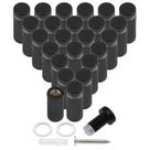 Parafusos de apoio Luomorgo em aço inoxidável 24 peças de 12 mm x 30 mm