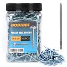 Parafusos de bolso Bobibbi 8x2 -1/2 Zinc 300 unidades com broca de 150 mm