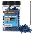 Parafusos de bolso Bobibbi 8x2 Coarse Thread 300 unidades