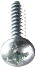 Parafusos de chapa metálica Hillman 12 x 2,5 cm Pan Head Zinc 50 unidades