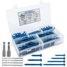 Parafusos de concreto RURITKIT 200 unidades com broca e broca