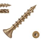 Parafusos de convés BNUOK 8 Madeira externa de 25 mm com T25 Star Bit 535 unidades