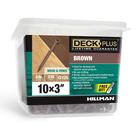 Parafusos de deck Deck Plus 310 peças revestidos com epóxi 10 x 3 Torx