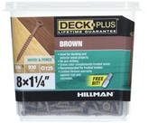 Parafusos de deck Deck Plus, exterior revestido com epóxi de 1-1/4", 930 unidades