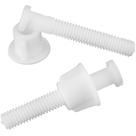 Parafusos de dobradiça para assento de vaso sanitário Plumb Pak Pp835-39 branco