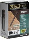 Parafusos de madeira Deck Plus 49011 Exterior 10 x 8,9 cm 55 unidades Parafusos de madeira Deck Plus 49011 Exterior 10 x 8,9 cm 55 unidades