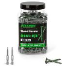 Parafusos de madeira FIXLINK Parafusos de convés de 4,1 cm 8 x 4,1 cm 310 unidades verdes