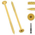 Parafusos de madeira RoyceMart Heavy-Duty Structural, pacote com 50, 1/4 x 8 cm
