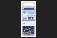 Parafusos de máquina Hillman 1/4 x 1/2" zincados, pacote com 8