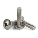 Parafusos de máquina M6-1,0 x 25 mm Cabeça de treliça 18-8 em aço inoxidável