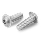 Parafusos de parafuso com cabeça de botão flangeada M6 x 25 mm (50)