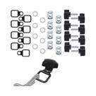 Parafusos De Remoção Rápida, Porcas E Anéis D (8 Peças) Para Jeep Wrangler YJ TJ JK JKU 1995-2017 - Parafusos De Remoção Rápida, Porcas E Anéis D (8 Peças) Para Jeep Wrangler YJ TJ JK JKU 1995-2017 -