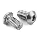 Parafusos de tampa de soquete com cabeça de botão M8-1,25 x 18 mm 50 PCS