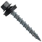Parafusos de telhado Jake Sales 10 x 1-1/2 Black Hex Head (250)