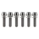 Parafusos e parafusos para haste de bicicleta Wanyifa Titanium M5x20mm (6) Parafusos e parafusos para haste de bicicleta Wanyifa Titanium M5x20mm (6)