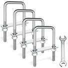 Parafusos em U quadrados SRZTXU M8 52 mm x 100 mm Aço inoxidável 304