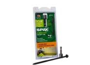 Parafusos estruturais SPAX PowerLags 6", pacote com 12 lavadoras hexagonais pretas
