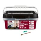 Parafusos GRK Fixeners R4 9 x 2-1/2 900CT para molduras de madeira
