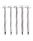 Parafusos ImScrews, cabeça de lavadora hexagonal inoxidável, autoperfurante 8 x 50, 50 mm