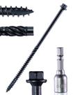 Parafusos LUPANTER Structural Lag 15 cm, pacote com 50, 14, aço preto