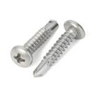 Parafusos MewuDecor 8 x 1-1/2 Pan Head Self Tapping 410 SS 100