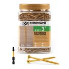 Parafusos MINMONI 10 x 7,6 cm para Madeira Externa Torx 310 unidades