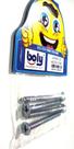 Parafusos Para Madeira 5,5x65mm Kit 4 Pçs - Boly - Ref. 305