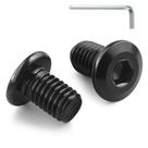 Parafusos Parafusos BNUOK M8-1,25 x 15 mm Tampa de soquete hexagonal de cabeça plana