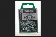 Parafusos SPAX No. 10 x 3,2 cm, zincados, 20 unidades