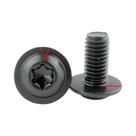 Parafusos Torx De Aço Inoxidável Preto M5 M6 Com Cabeça Antirrisco E Resistente Ao Desgaste Para