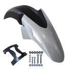 Paralama Dianteiro A + B Honda Titan 2014 a 2024 Prata Force Stylu