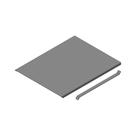 Paralama Furgao 470 X 600 Com Fixador