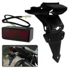 Paralama Placa Cg160 Titan160 Fan160 Start160 Cargo160 2025 Olho Gato Luz Placa Com Chicote