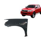 Paralama Toyota Hilux 2011 a 2015 Esquerdo Com furo pisca Com furo Moldura