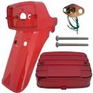 Paralama Traseiro, Lente, Soquete, Parafuso Cg 125 83 Á 85 Vermelho Paralama Traseiro, Lente, Soquete, Parafuso Cg 125 83 Á 85 Vermelho